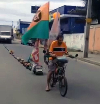 Man riding